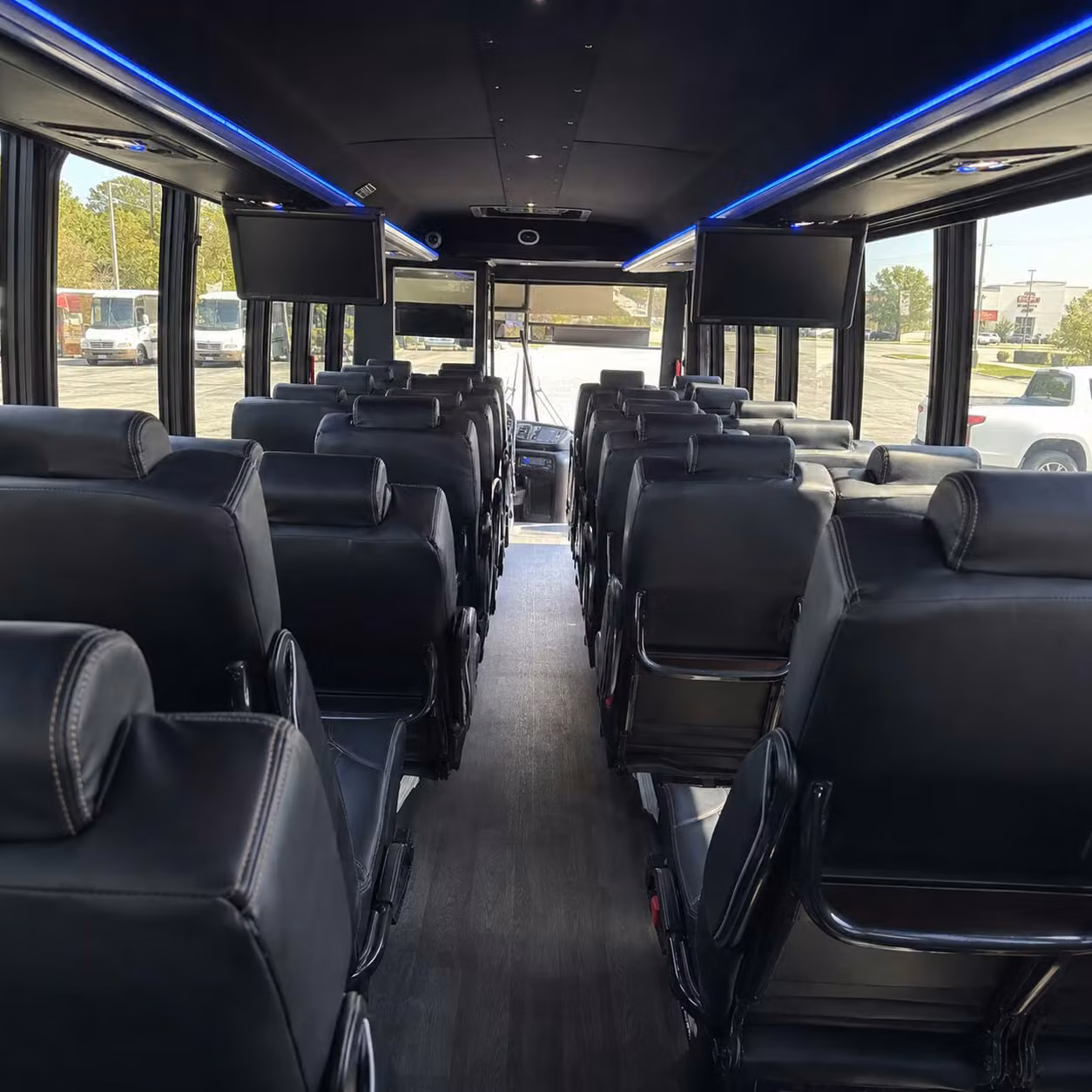 25 passenger minibus inside