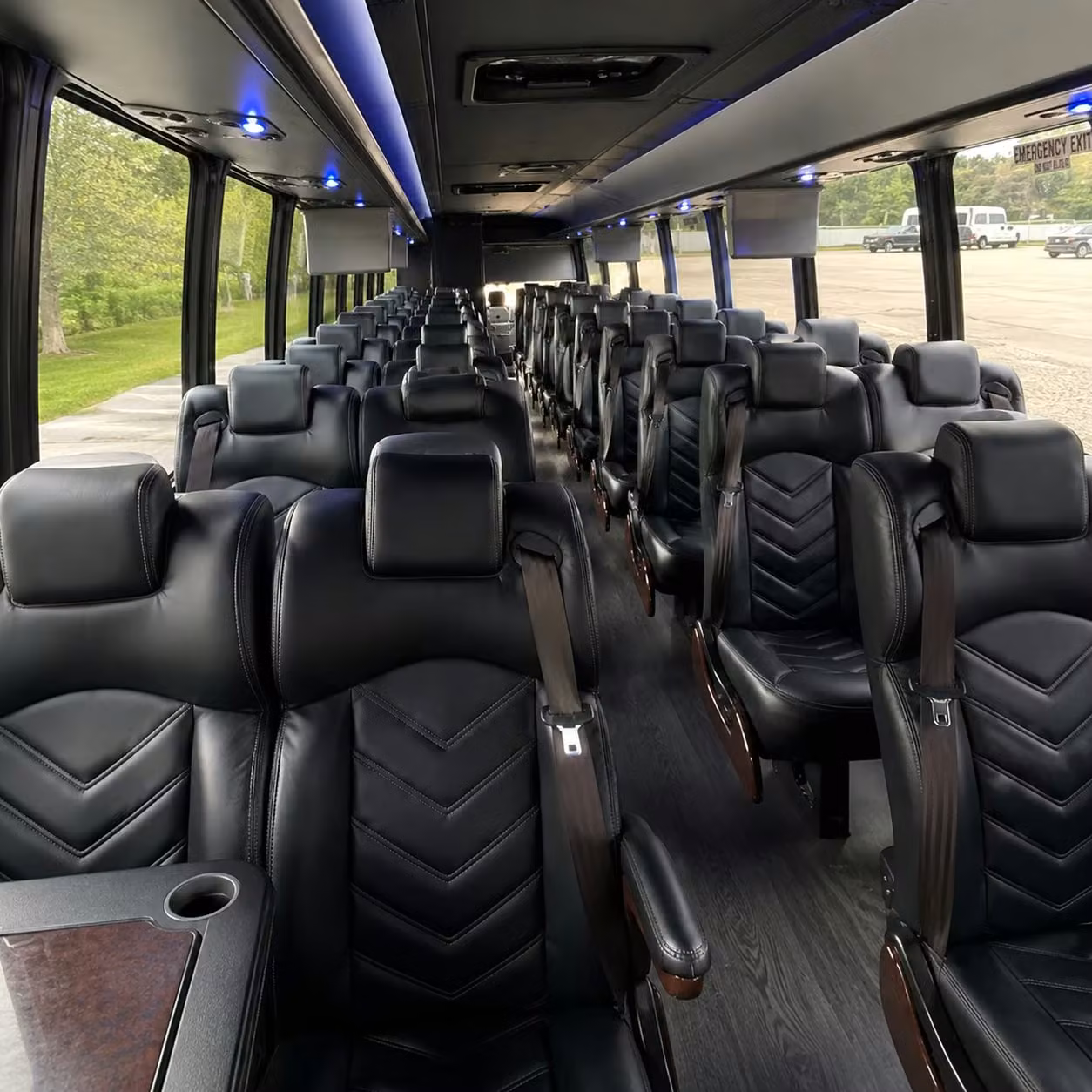 28 passenger minibus inside