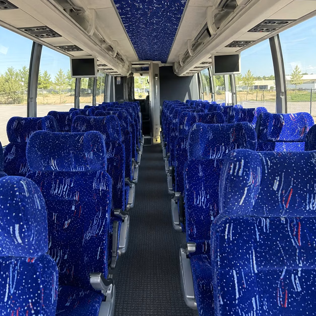 baldwin park charter bus rental interior