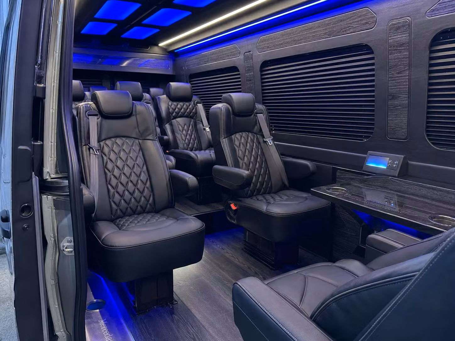 sprinter van with driver interior